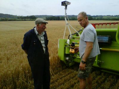 Start Of Harvest 2011  Peter  and  Andrzej
