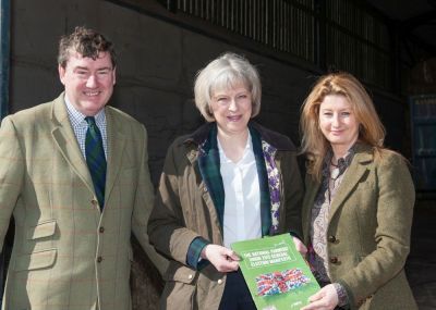 Theresa May, Colin & Samantha Rayner Election 2015
