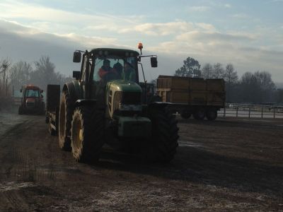 Tractor Driving with BCA Students
