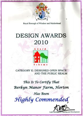 Design Awards 2010 J.Rayner & sons Highly Recommended
